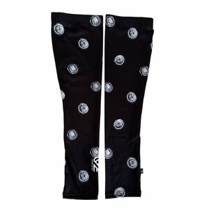 JOLIE RIDE black and white Cycling Arm Sleeves Geometric Bike Sun Protection os